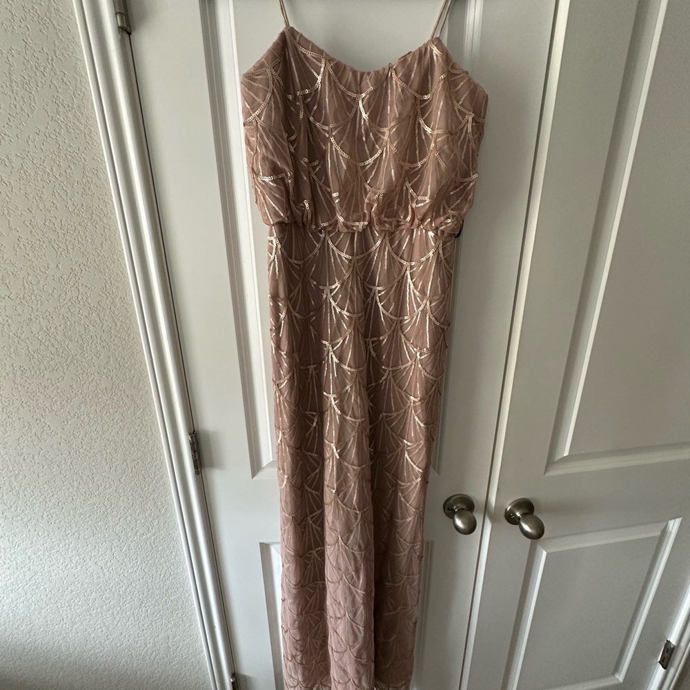 SORELLA VITA Blush Maxi Dress with Spaghetti Straps